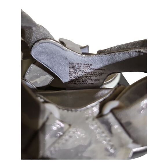 EARTH Cedar Kushma Gray Camo Shimmer Cushioned Sporty Sandals - Size 10 - Picture 6 of 6